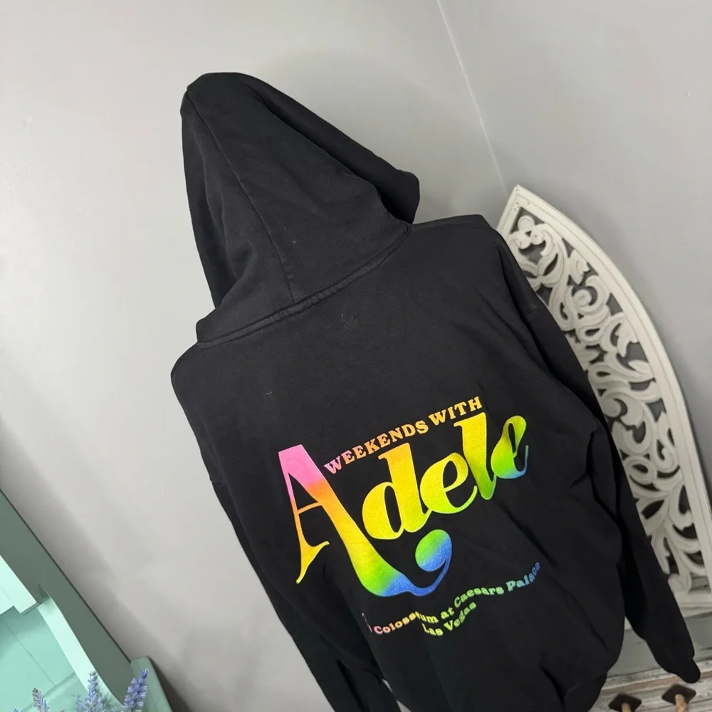 Weekends With Adele Official Merch Hoodie Caesar's Palace Las Vegas LGBTQ Pride - Picture 9 of 13